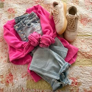 Light Blue Distressed Women Jeans